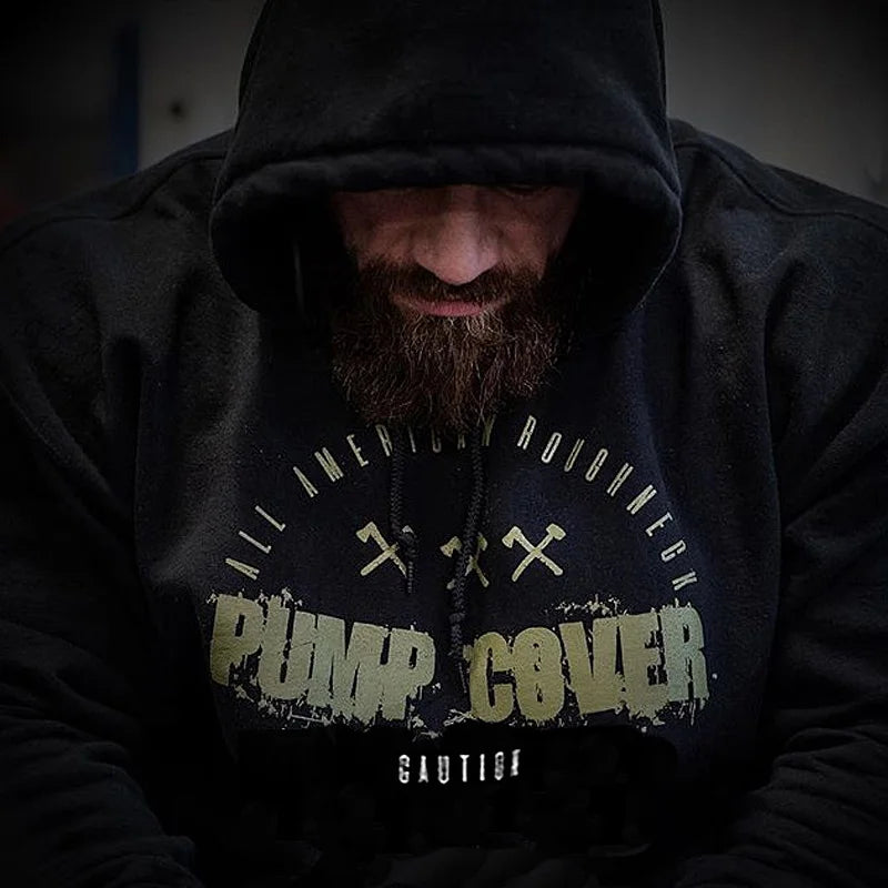 Men'S Winter Wool Loose Coat Gym Singlets Sweatshirts Mens Fleece Hoodies Stringer Bodybuilding Fitness Casual Pullovers