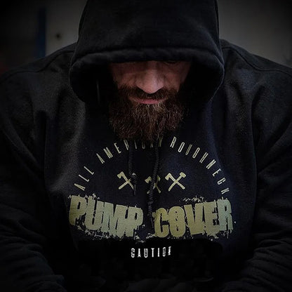 Men'S Winter Wool Loose Coat Gym Singlets Sweatshirts Mens Fleece Hoodies Stringer Bodybuilding Fitness Casual Pullovers